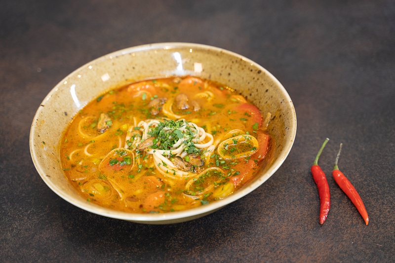 Пряный суп в азиатском стиле с мидиями Setra