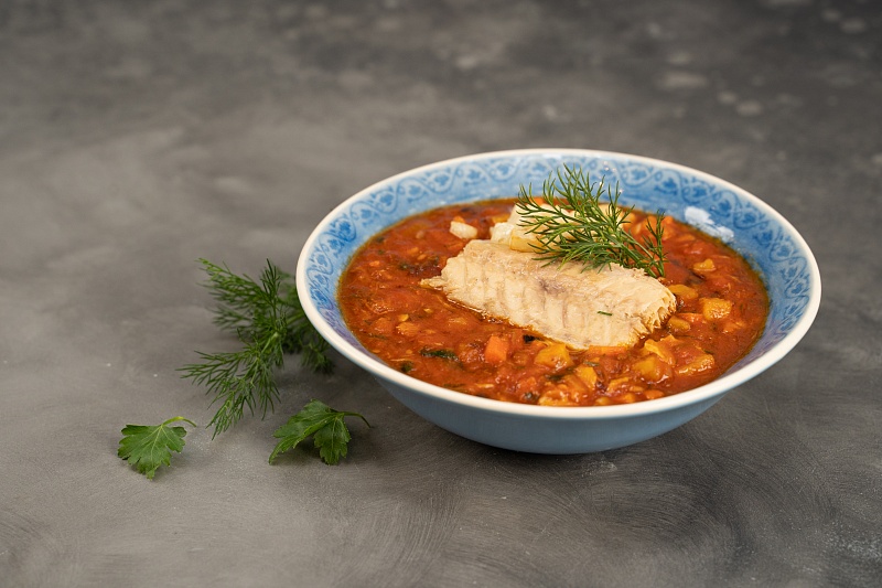 Томатный суп с макрелью Setra
